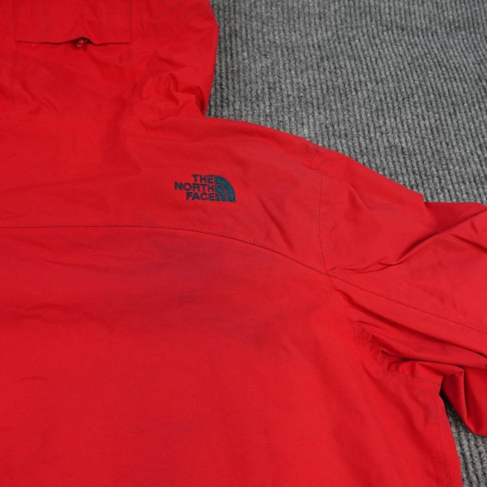 The North Face Jacket Mens Large Red DryVent Hooded Insulated Waterproof Ski